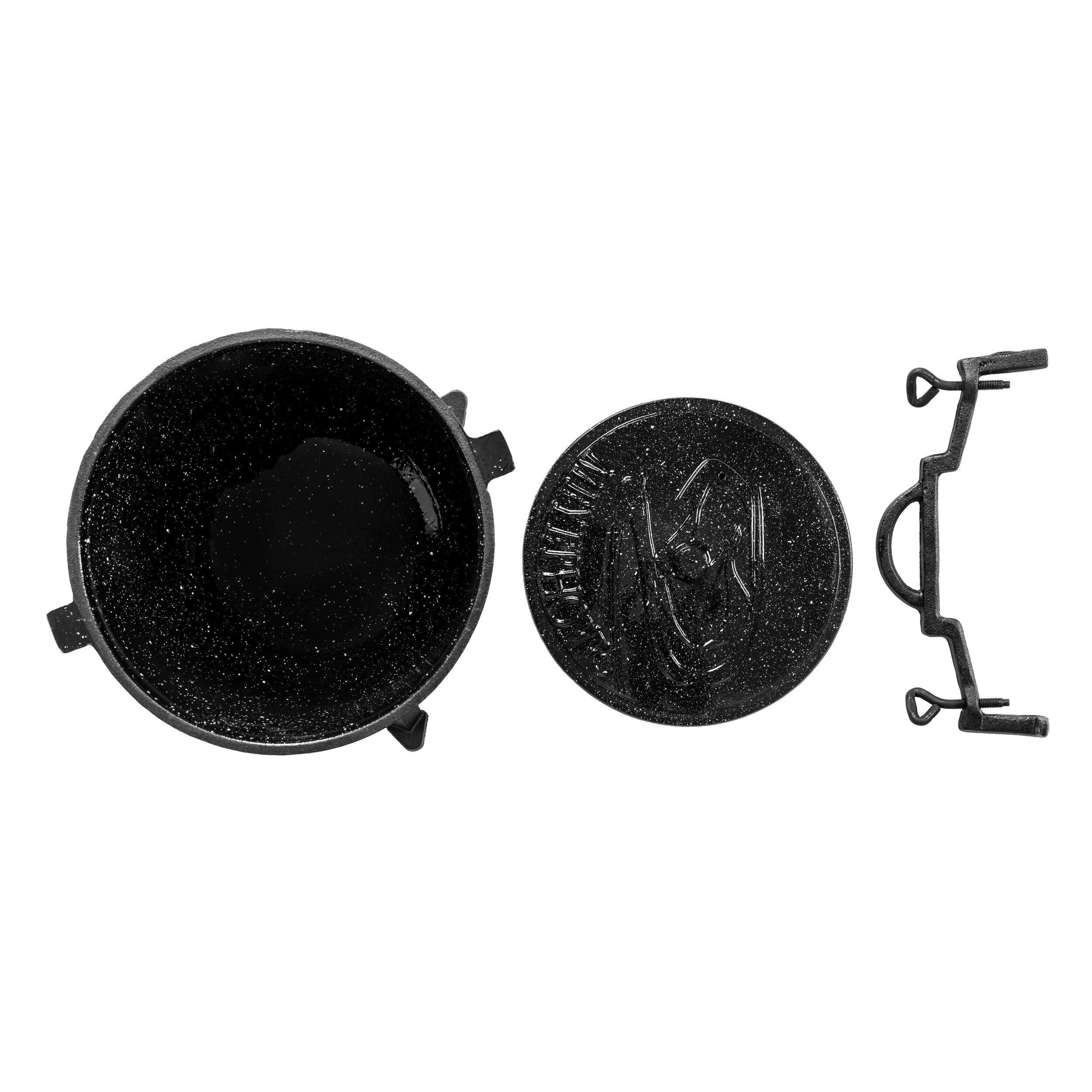 Ceaun emailat din fontă Meyerhoff Marmur 10 l de agățat