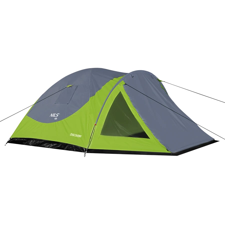 Cort pentru 4 persoane Nils Camp Discovery NC6006 - Verde/Gri