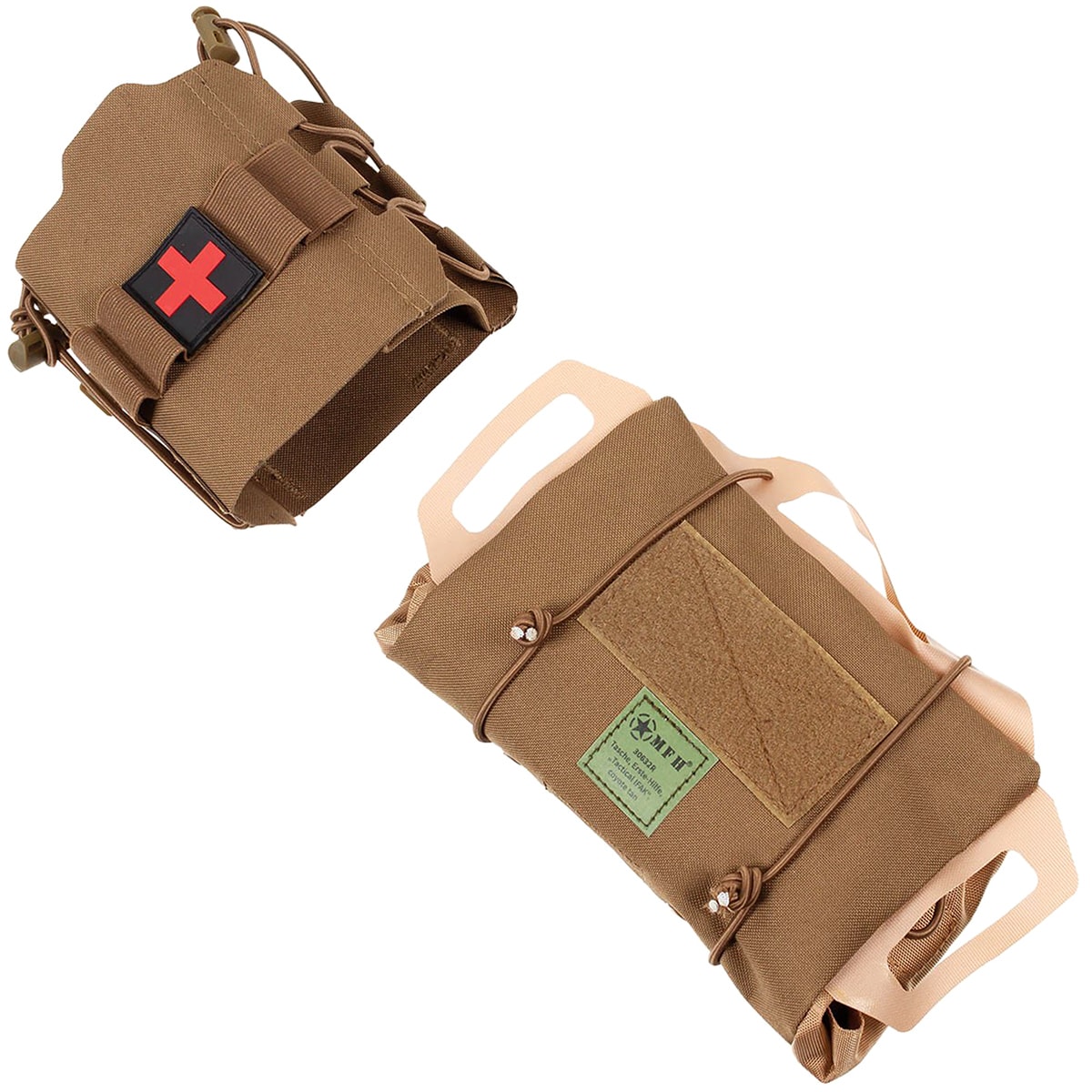 Trusă de prim ajutor MFH First Aid Tactical IFAK Pouch - Coyote Tan