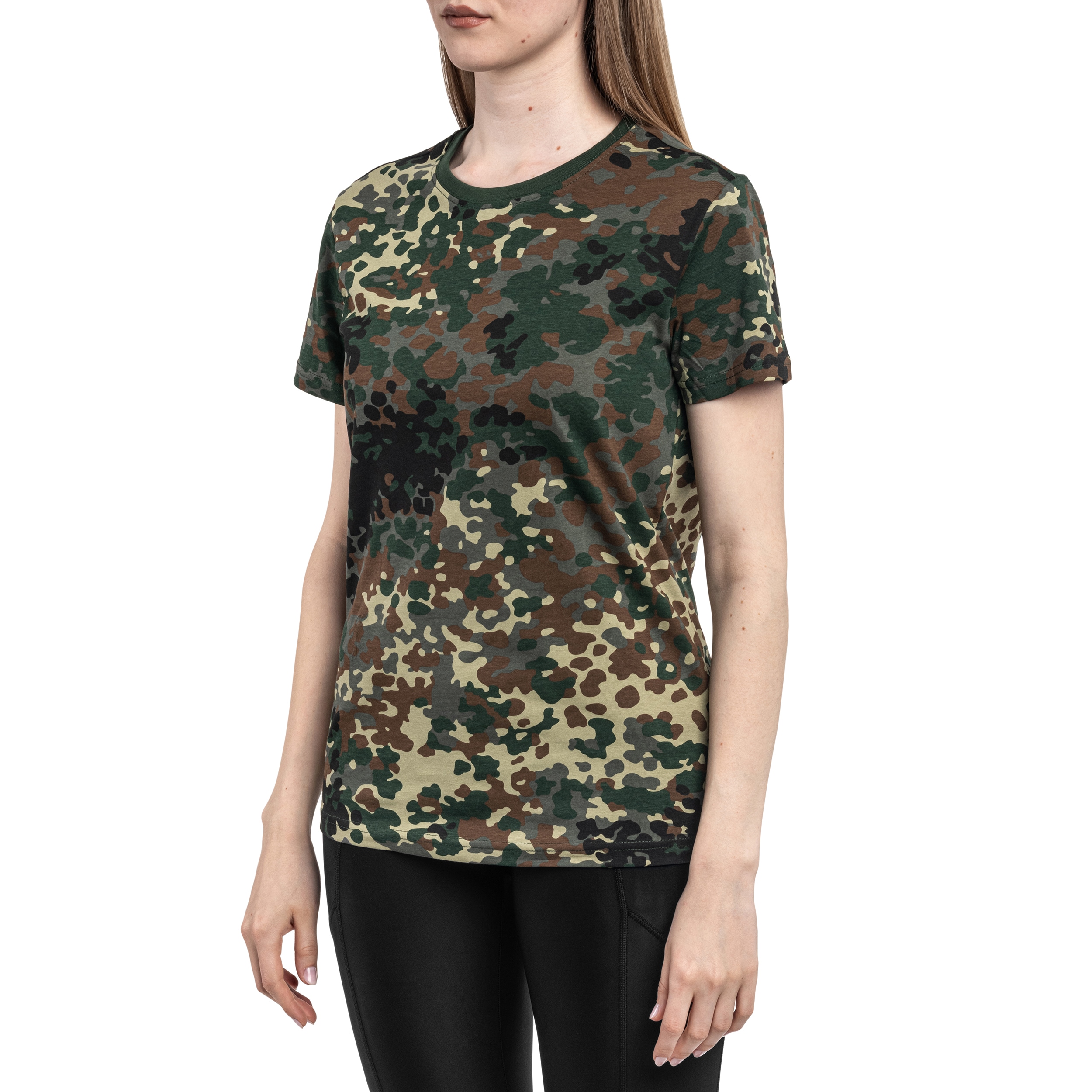Tricou de damă Brandit - Flecktarn