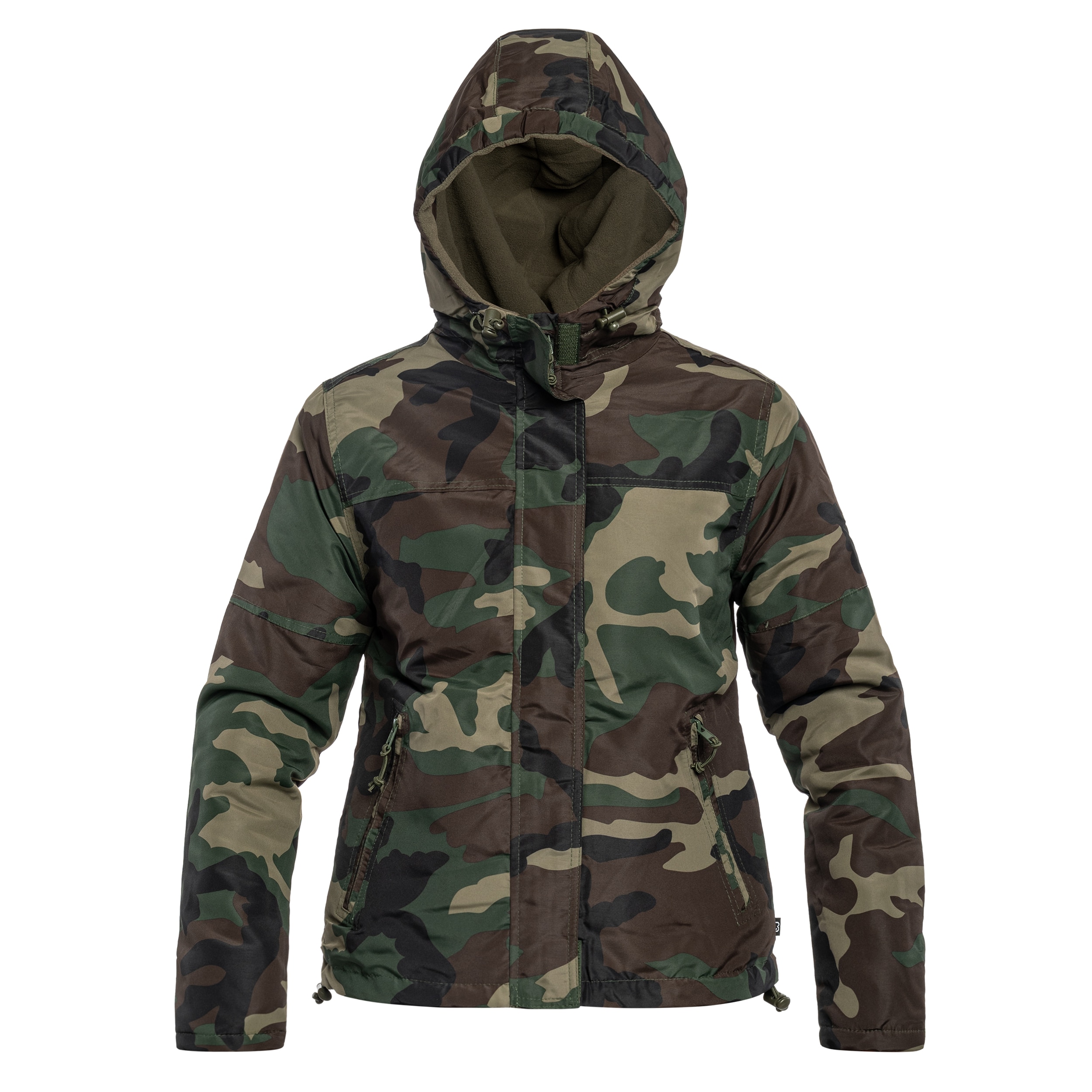 Geacă de damă Brandit Windbreaker Frontzip - Woodland