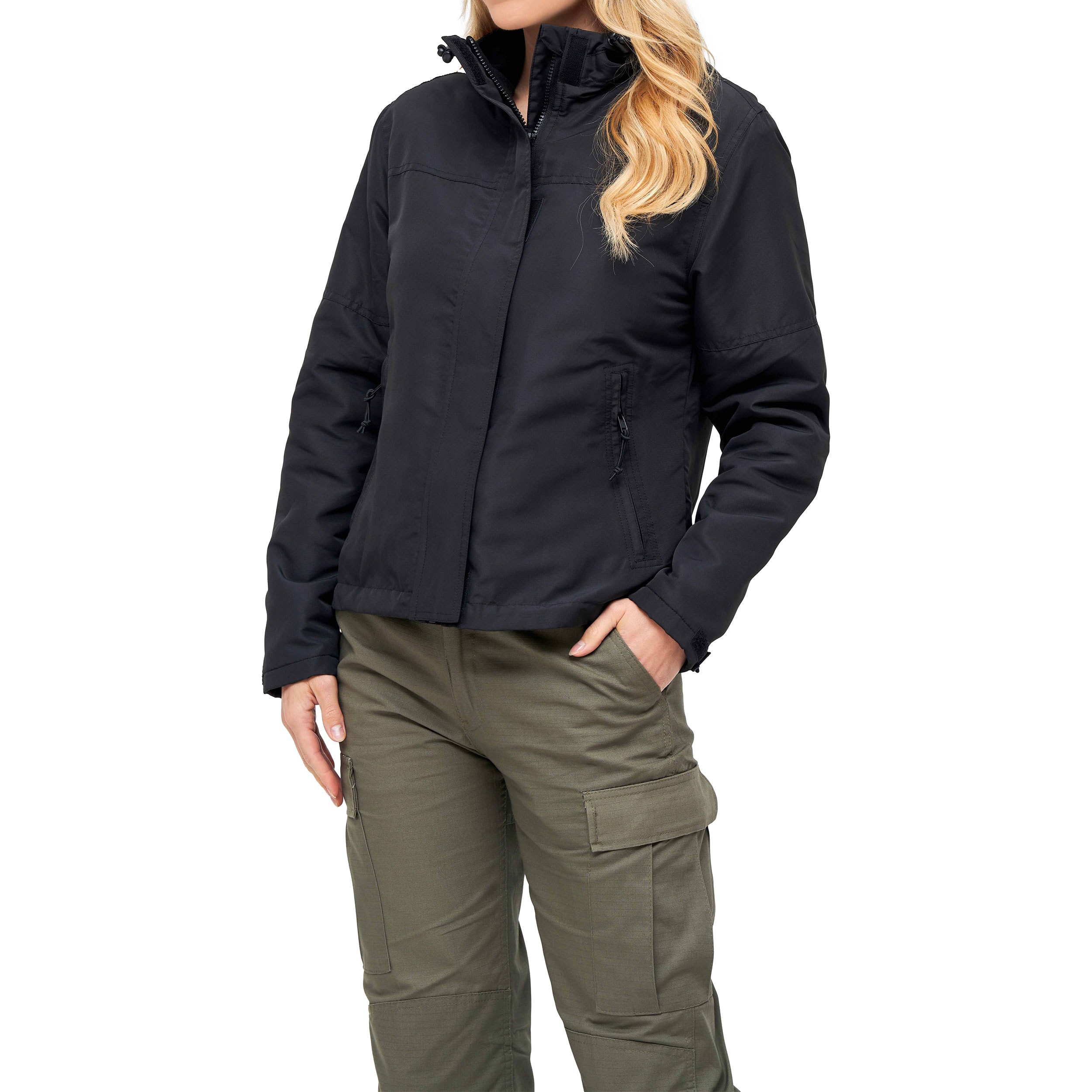 Geacă de damă Brandit Windbreaker Frontzip - Black