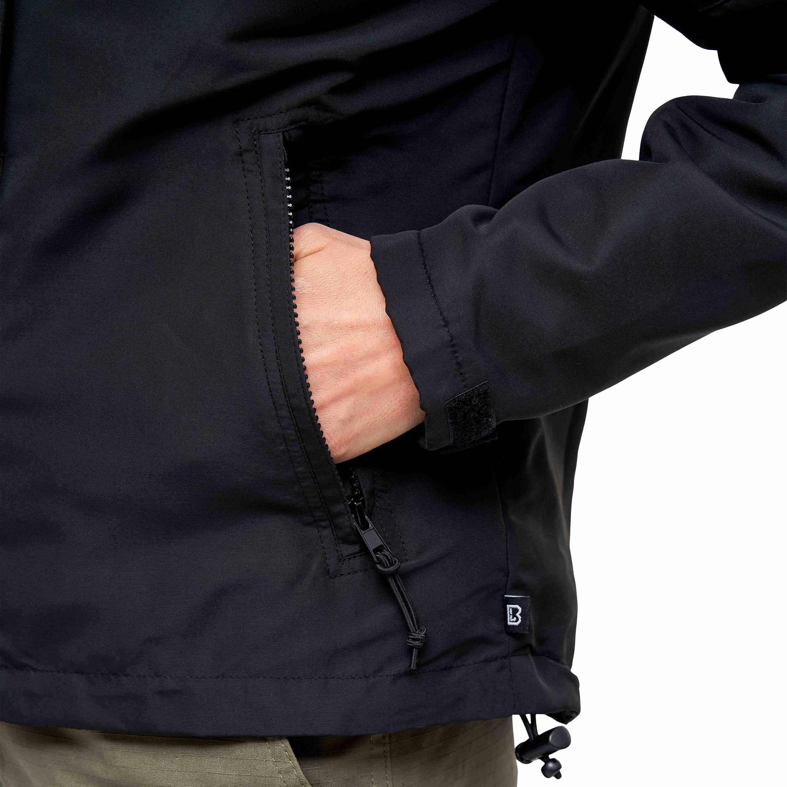 Geacă de damă Brandit Windbreaker Frontzip - Black