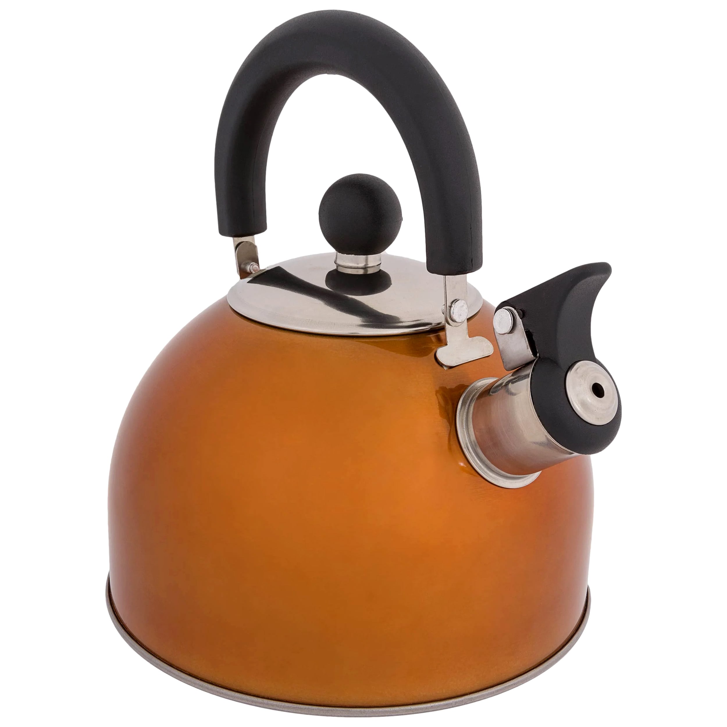 Ceainic Highlander Outdoor Deluxe Whistling Kettle - Orange
