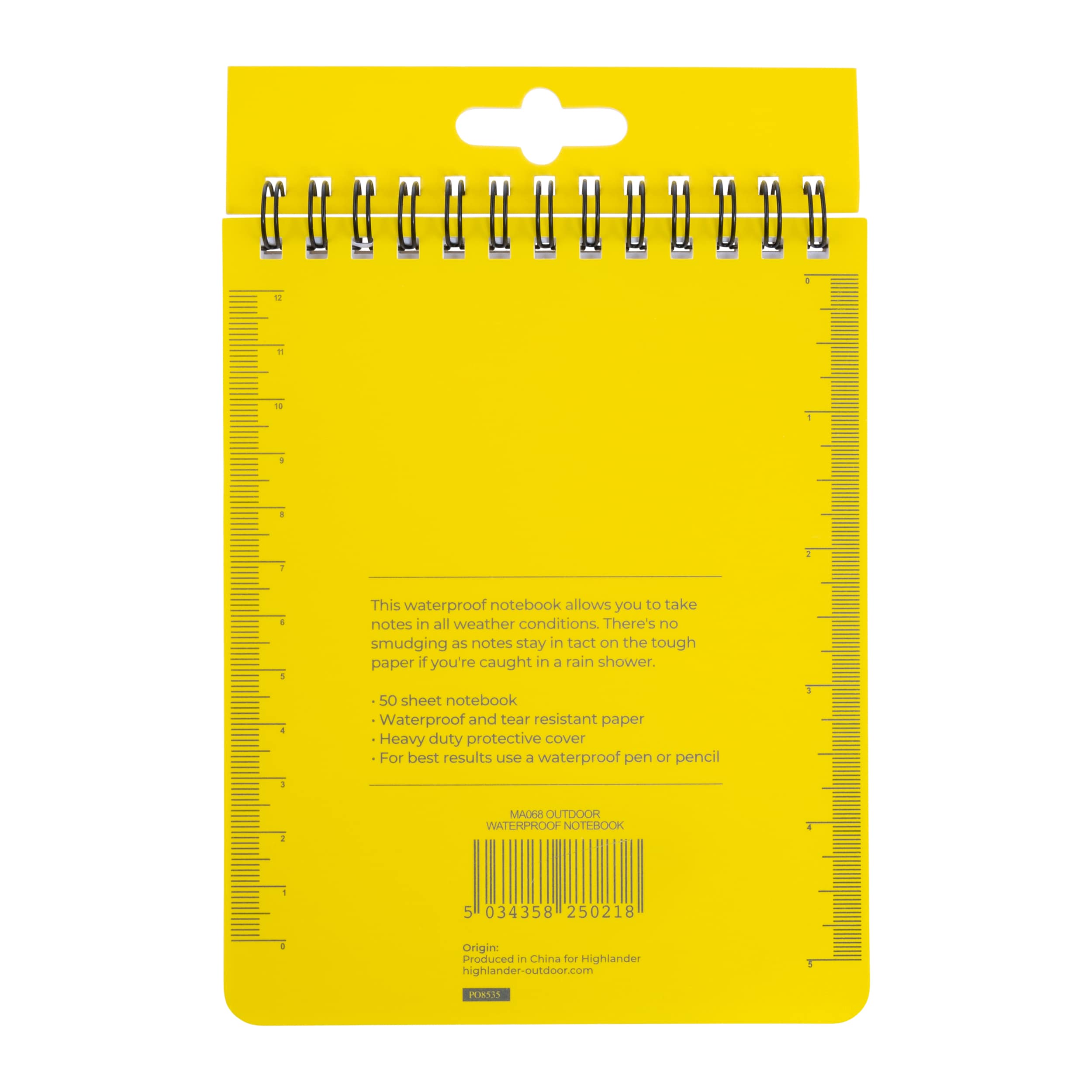 Carnet impermeabil Highlander Outdoor 15 x 12 cm