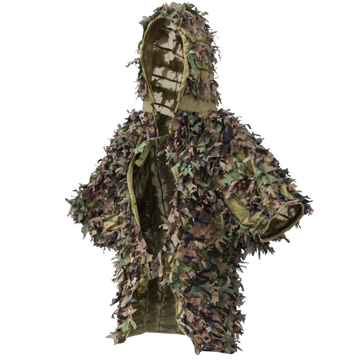 Costum de camuflaj Helikon Leaf Ghilie Set - US Woodland
