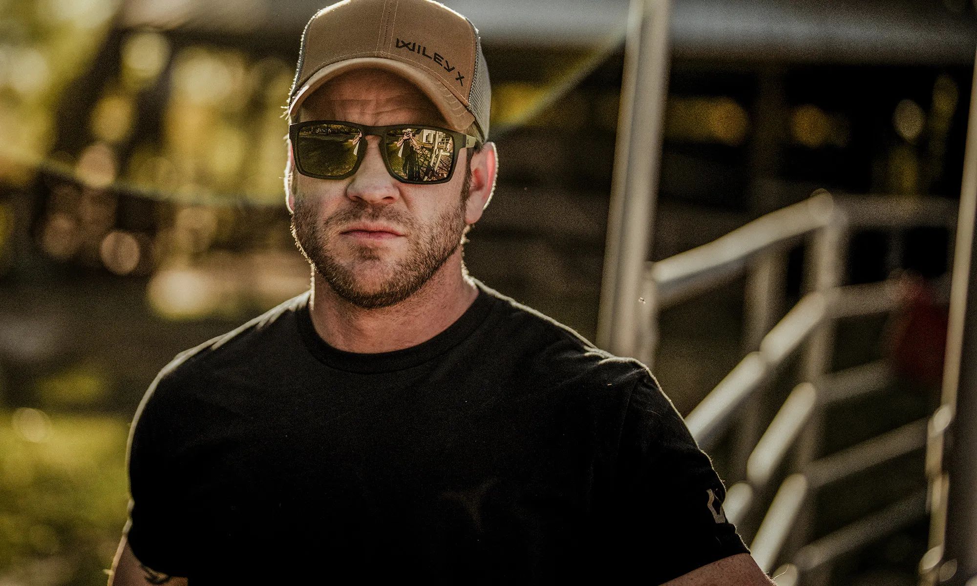 Ochelari Wiley X Founder - Captivate Tungsten Mirror/Matte Black/Tan