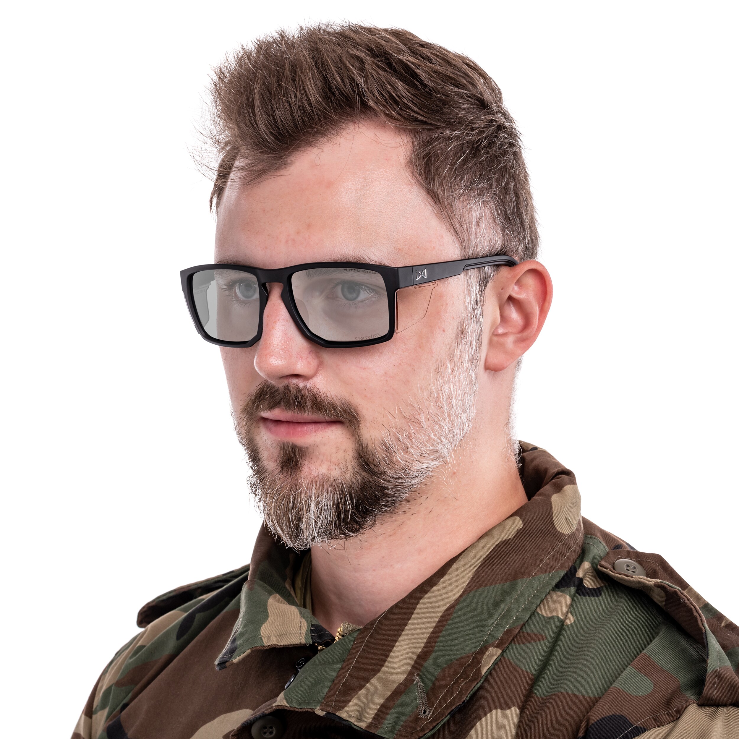 Ochelari Wiley X Founder - Captivate Polarized Black Mirror/Matte Black