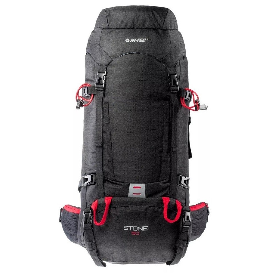 Rucsac Hi-Tec Stone 50 l - Black/High Risk Red
