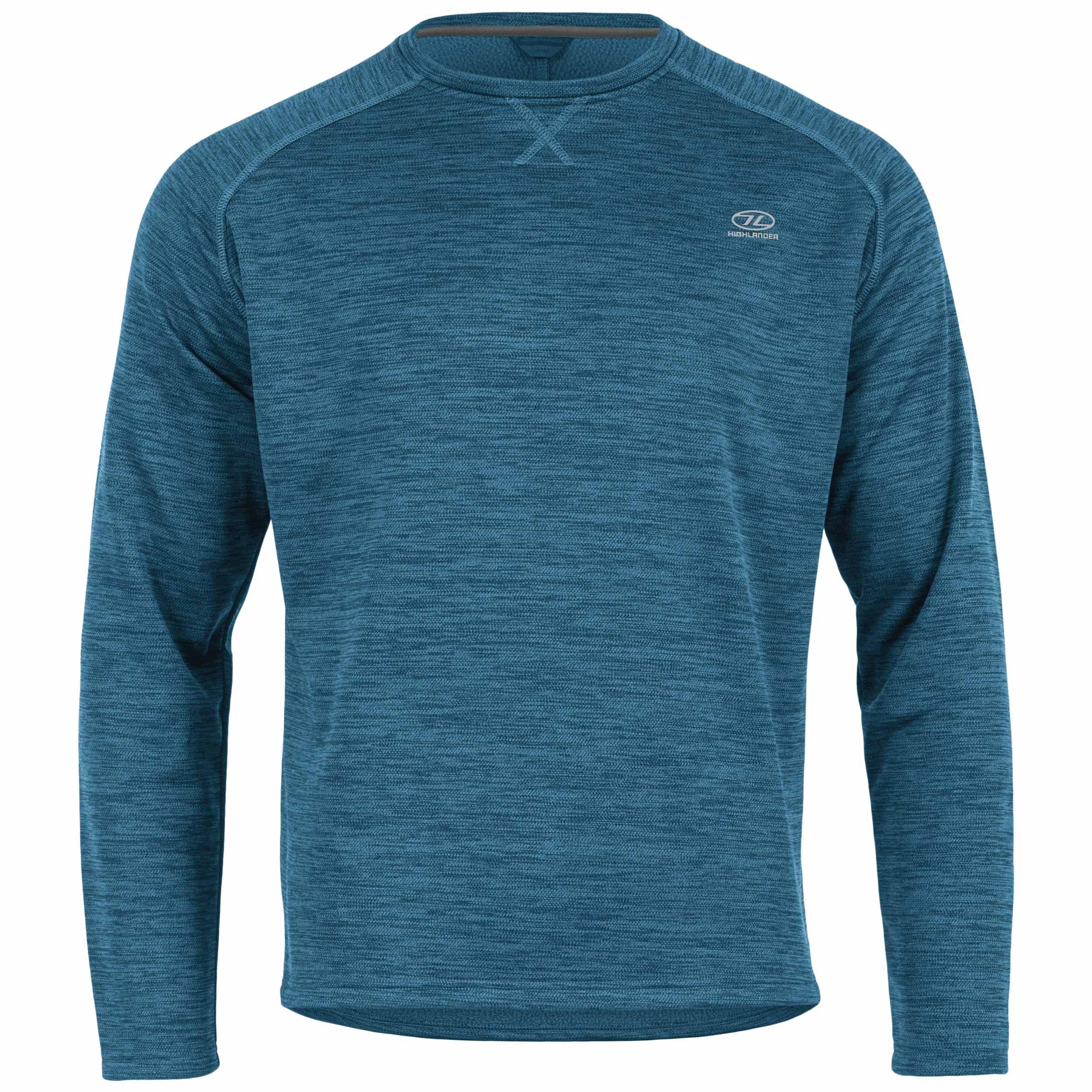 Bluză Highlander Outdoor Crew Neck Leaf - Blue