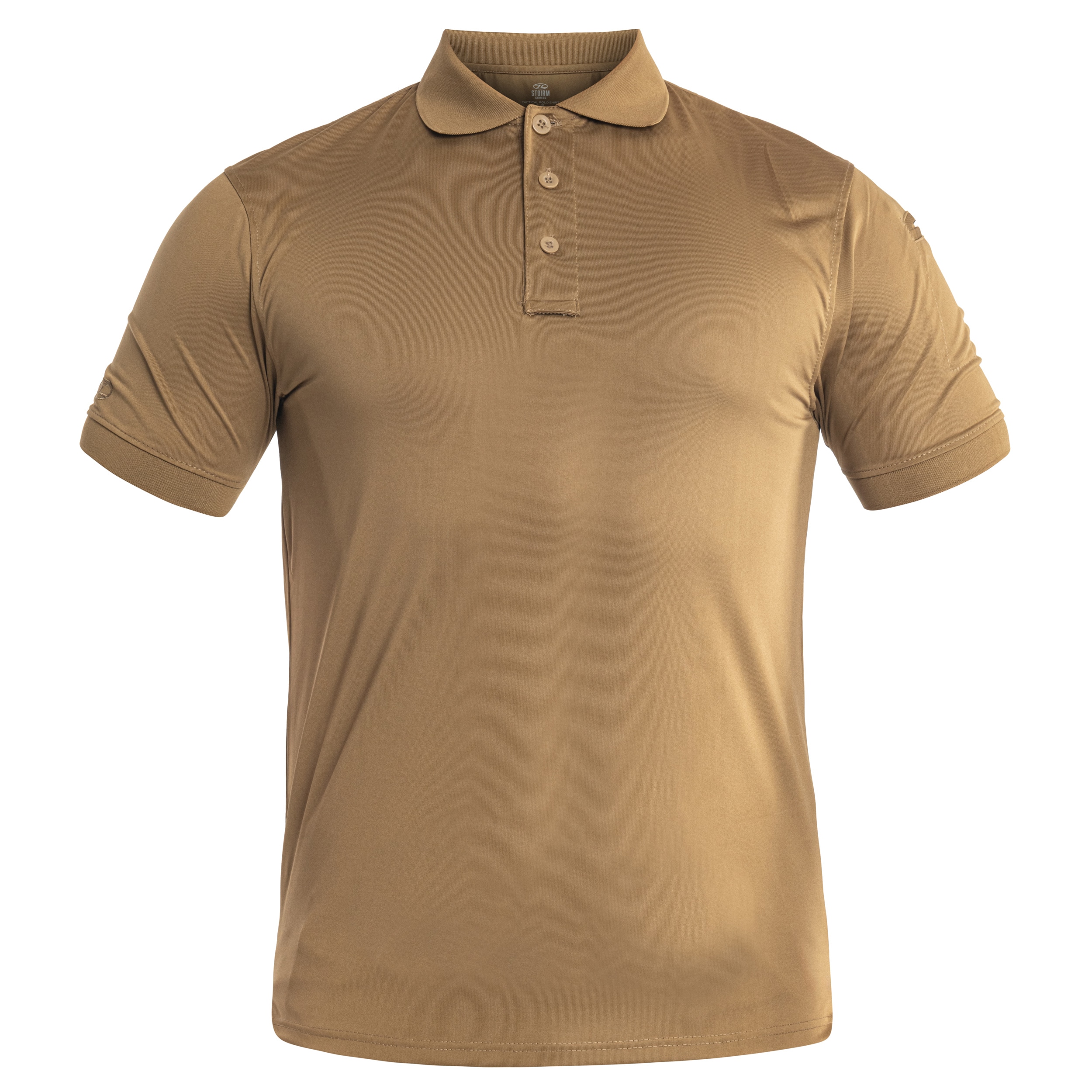 Tricou termoactiv polo Highlander Stoirm Performance Tactical P-01 - Coyote Tan