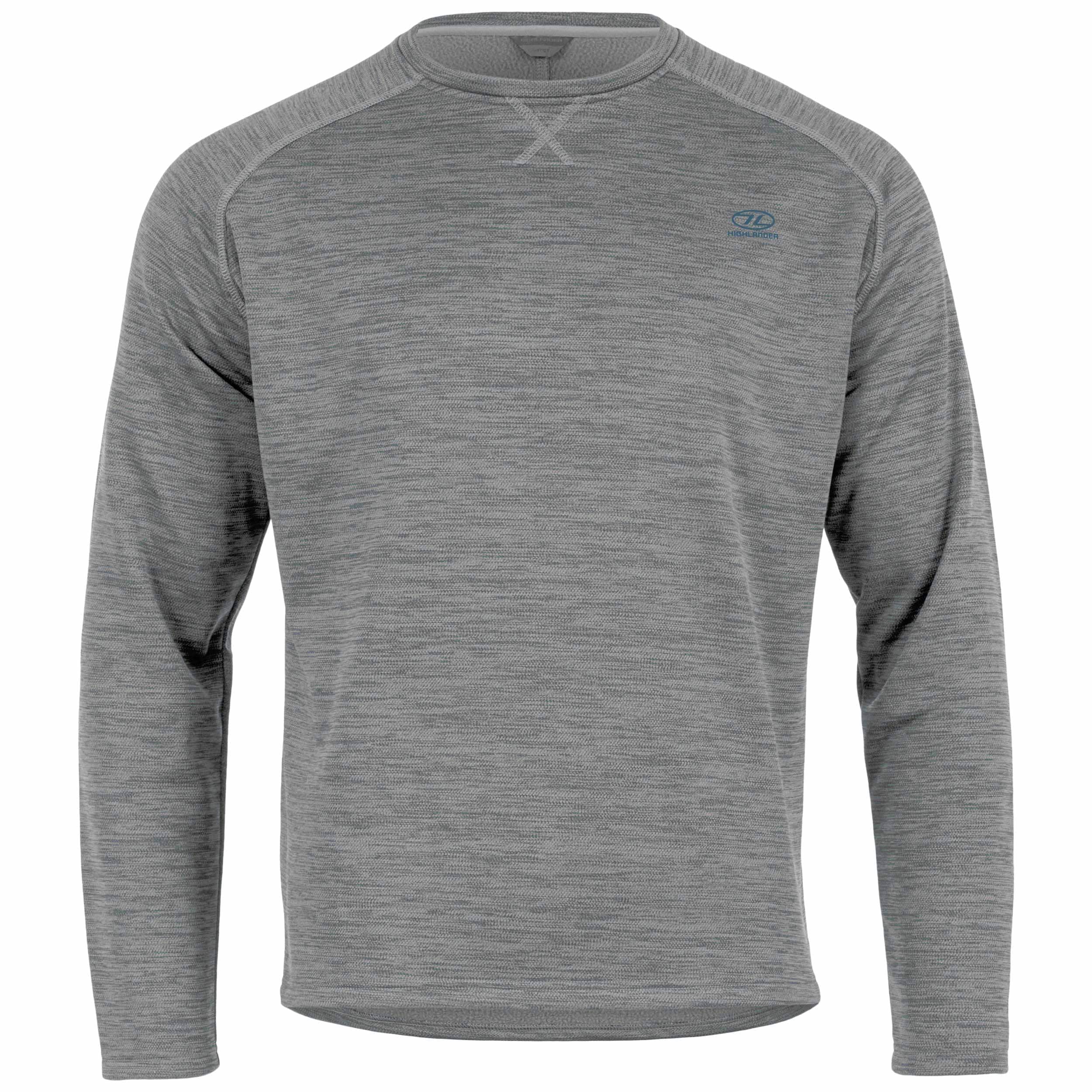 Bluză Highlander Outdoor Crew Neck Leaf - Grey