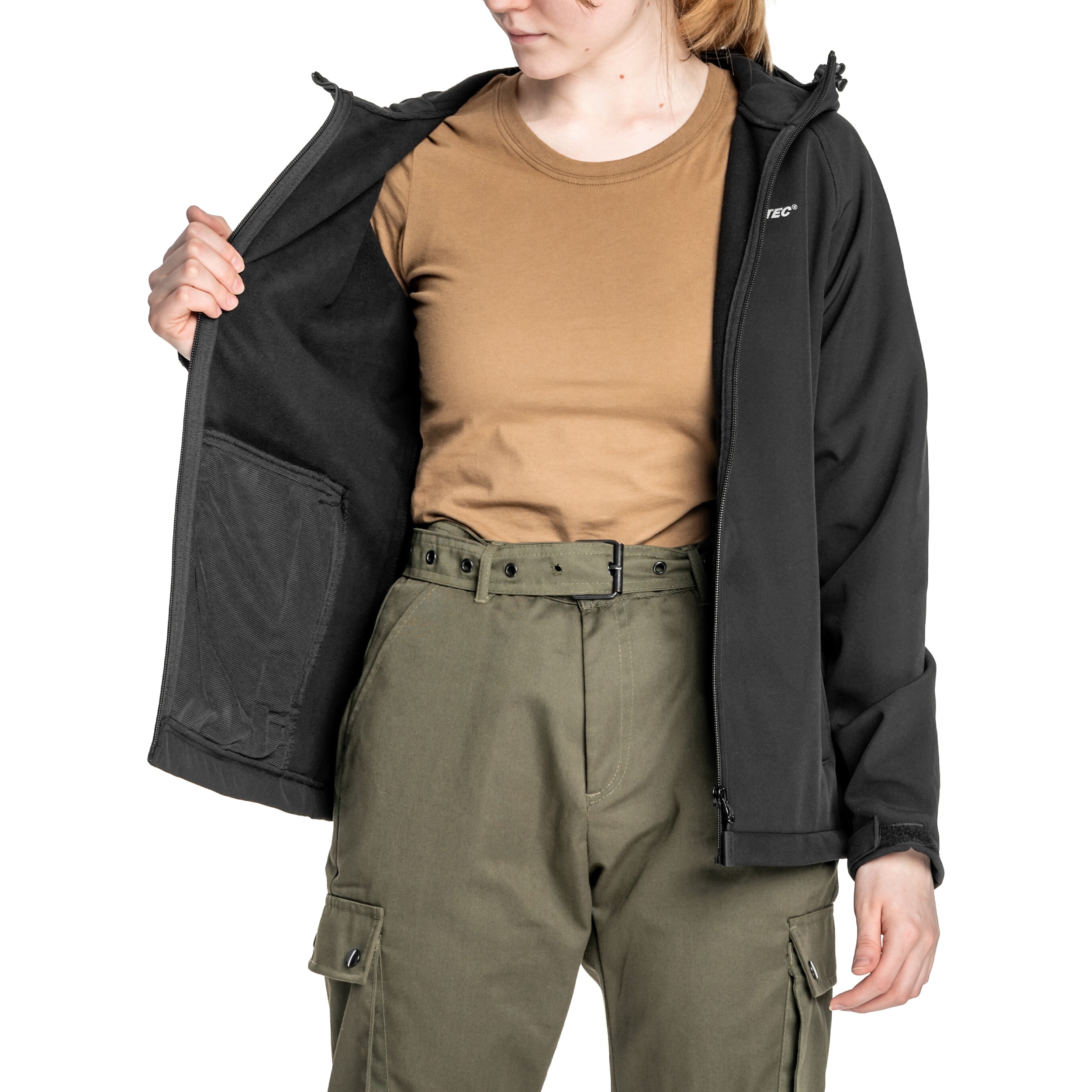 Geacă de damă Hi-Tec Softshell Neti - Black