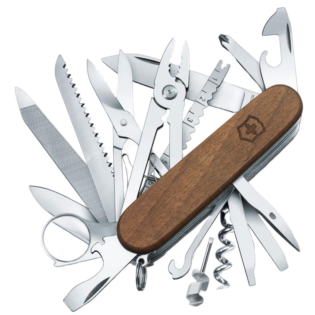 Briceag Victorinox Swiss Champ Wallnut Wood