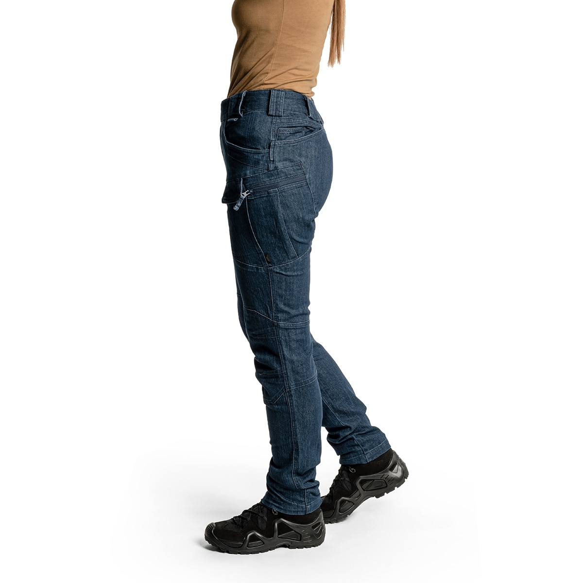 Pantaloni de damă Helikon Women's UTP Resized Denim Strech - Marine Blue