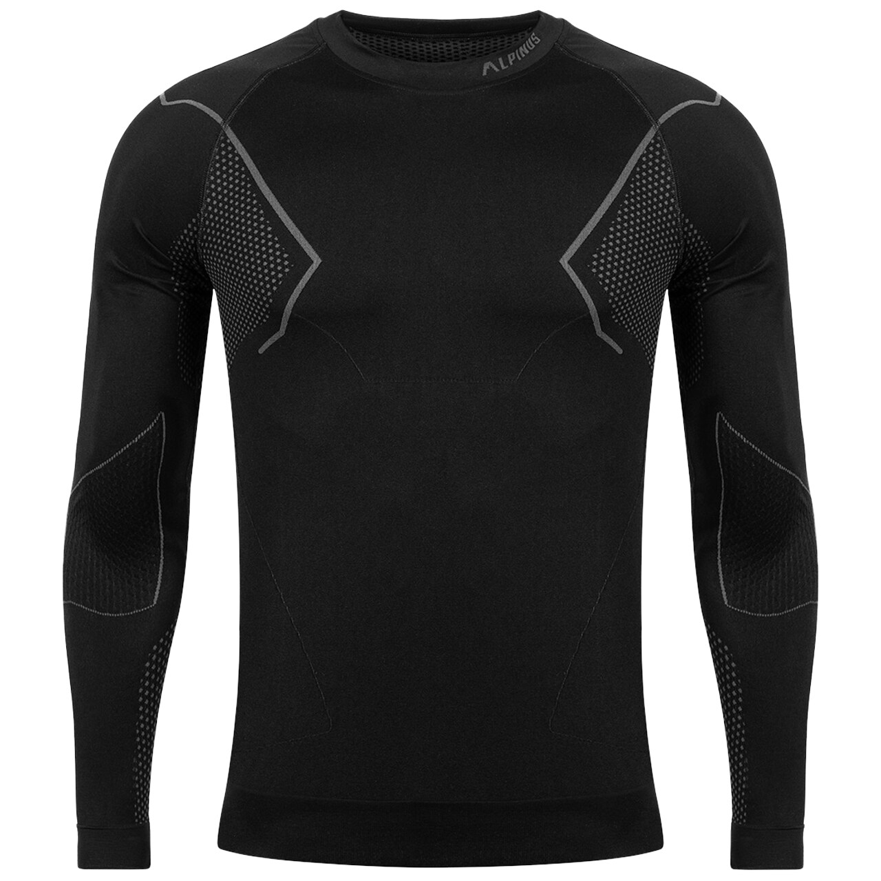 Bluză termoactivă Alpinus Active Base Layer - Negru