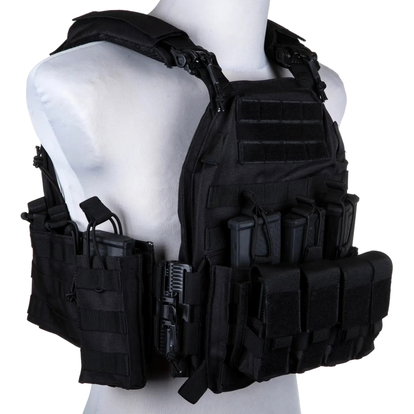 Vestă tactică GFC Tactical Plate Carrier 8944-1 - Neagră