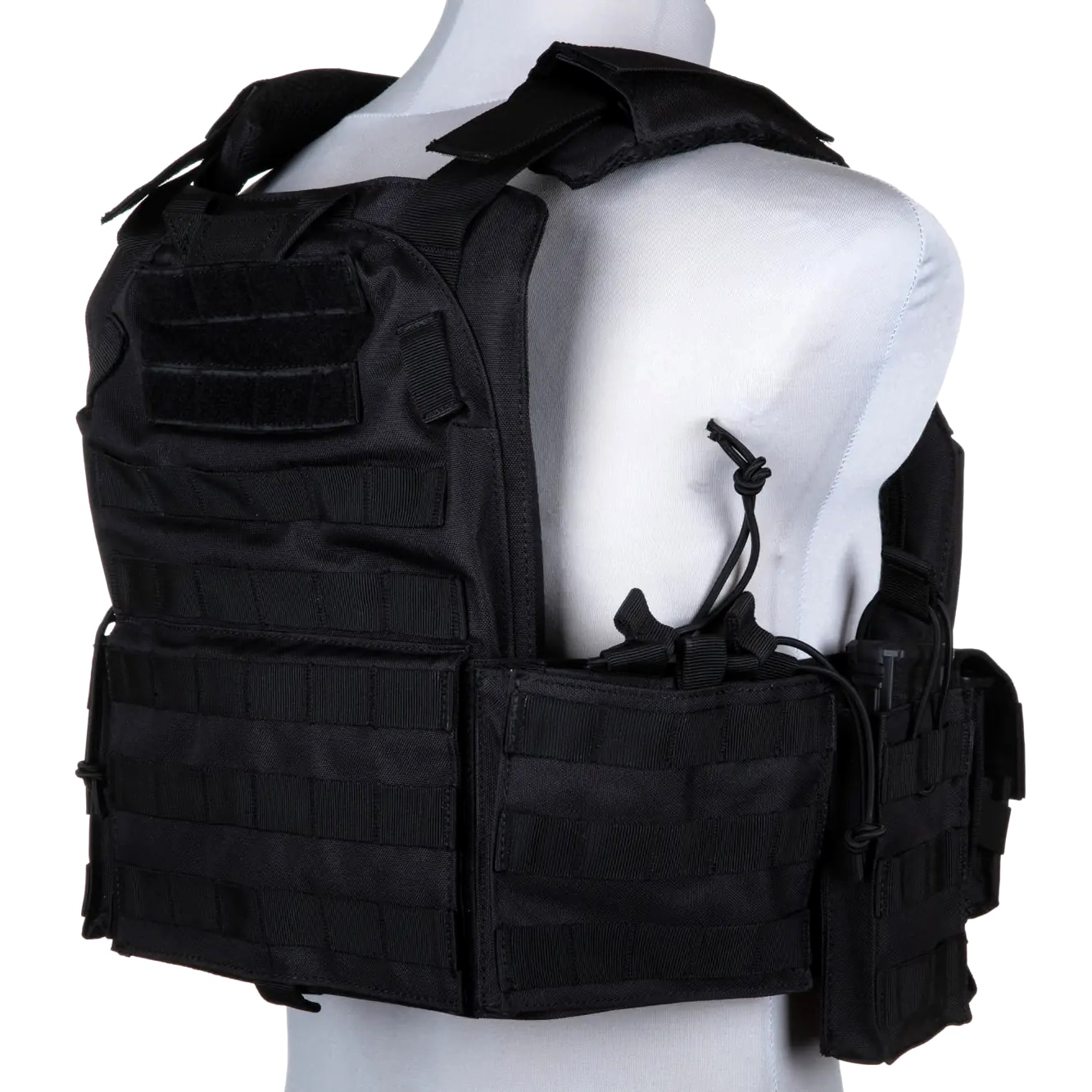 Vestă tactică GFC Tactical Plate Carrier 8944-1 - Neagră