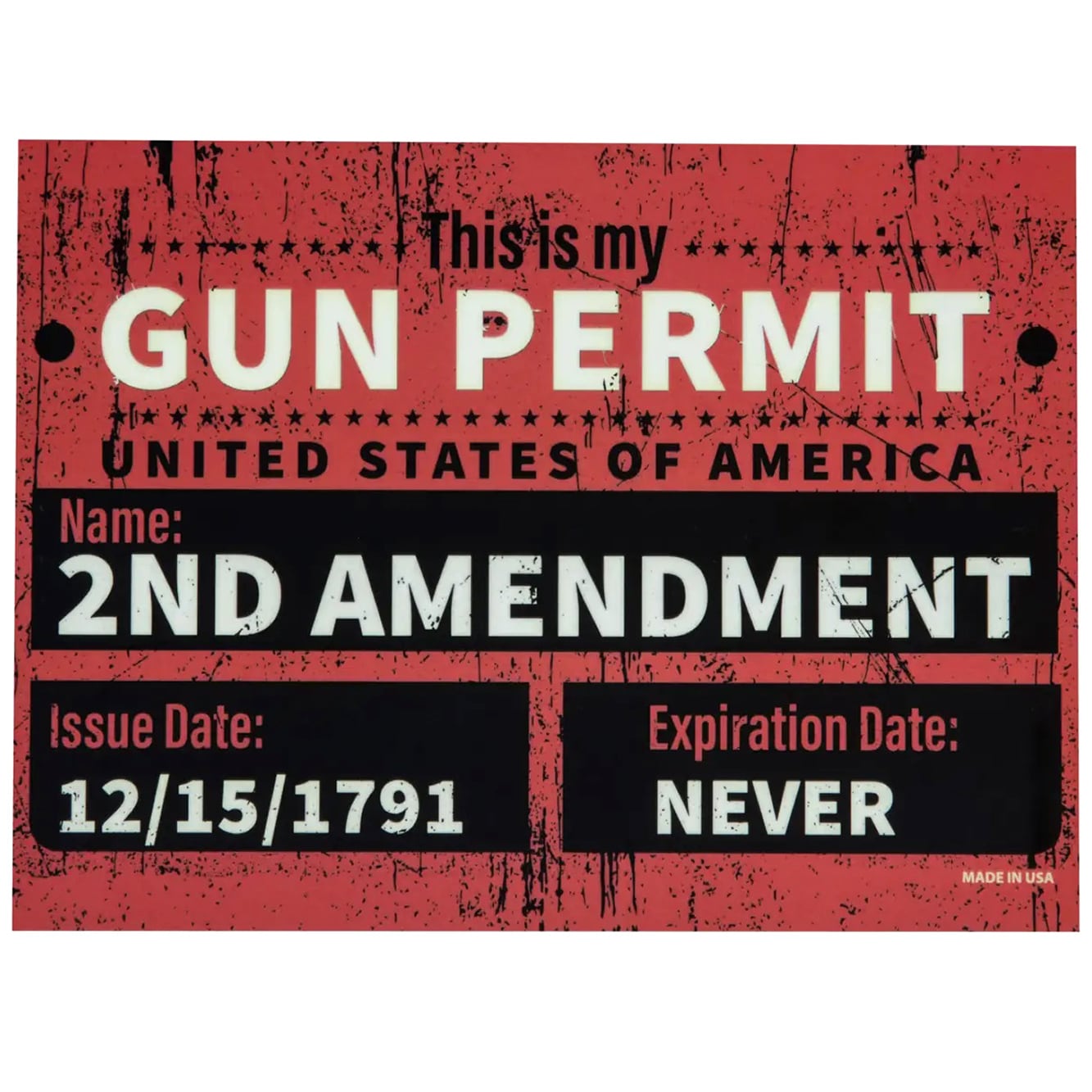 Magnet Lucky Shot - Gun Permit
