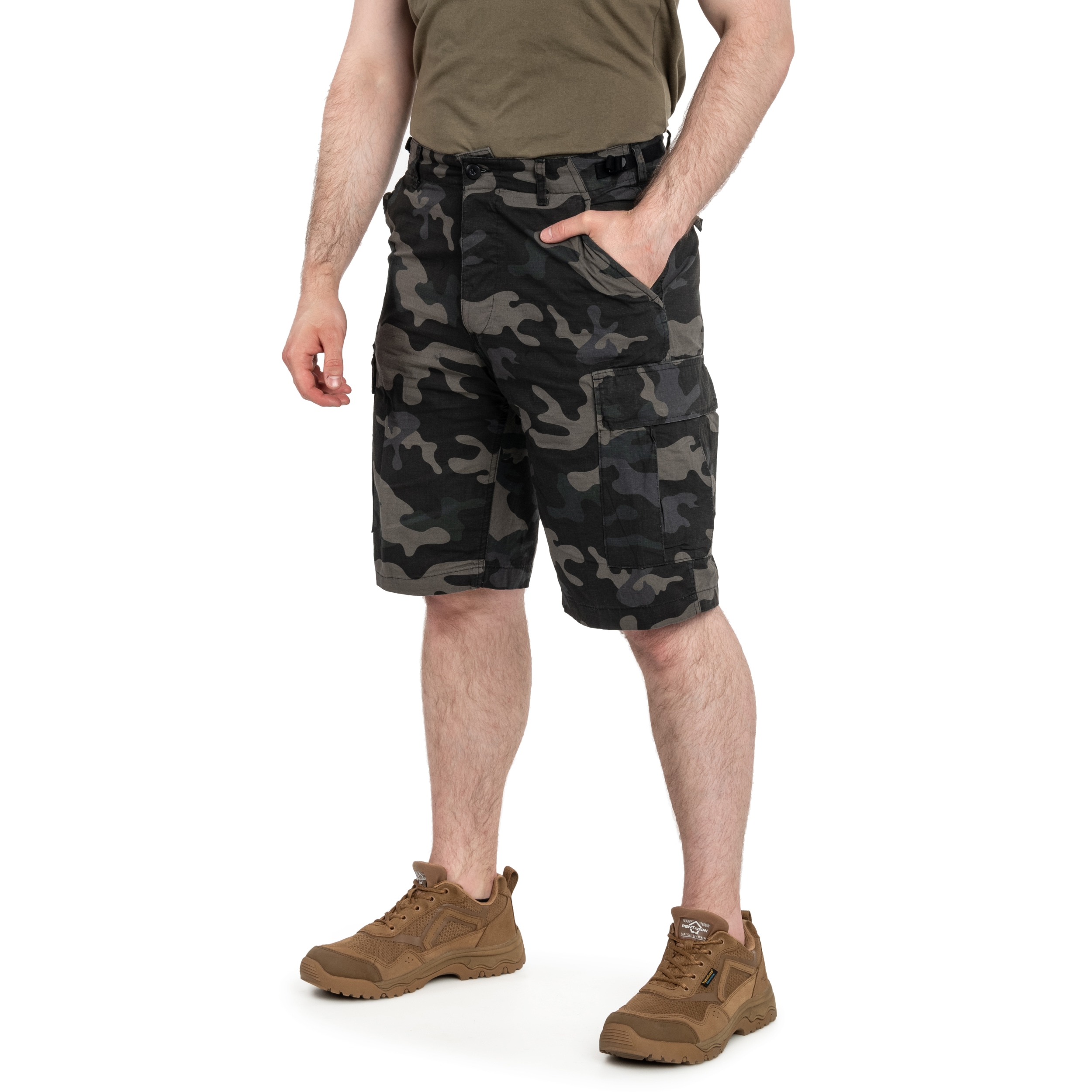 Pantaloni scurți Brandit BDU Rip-Stop - Dark Camo