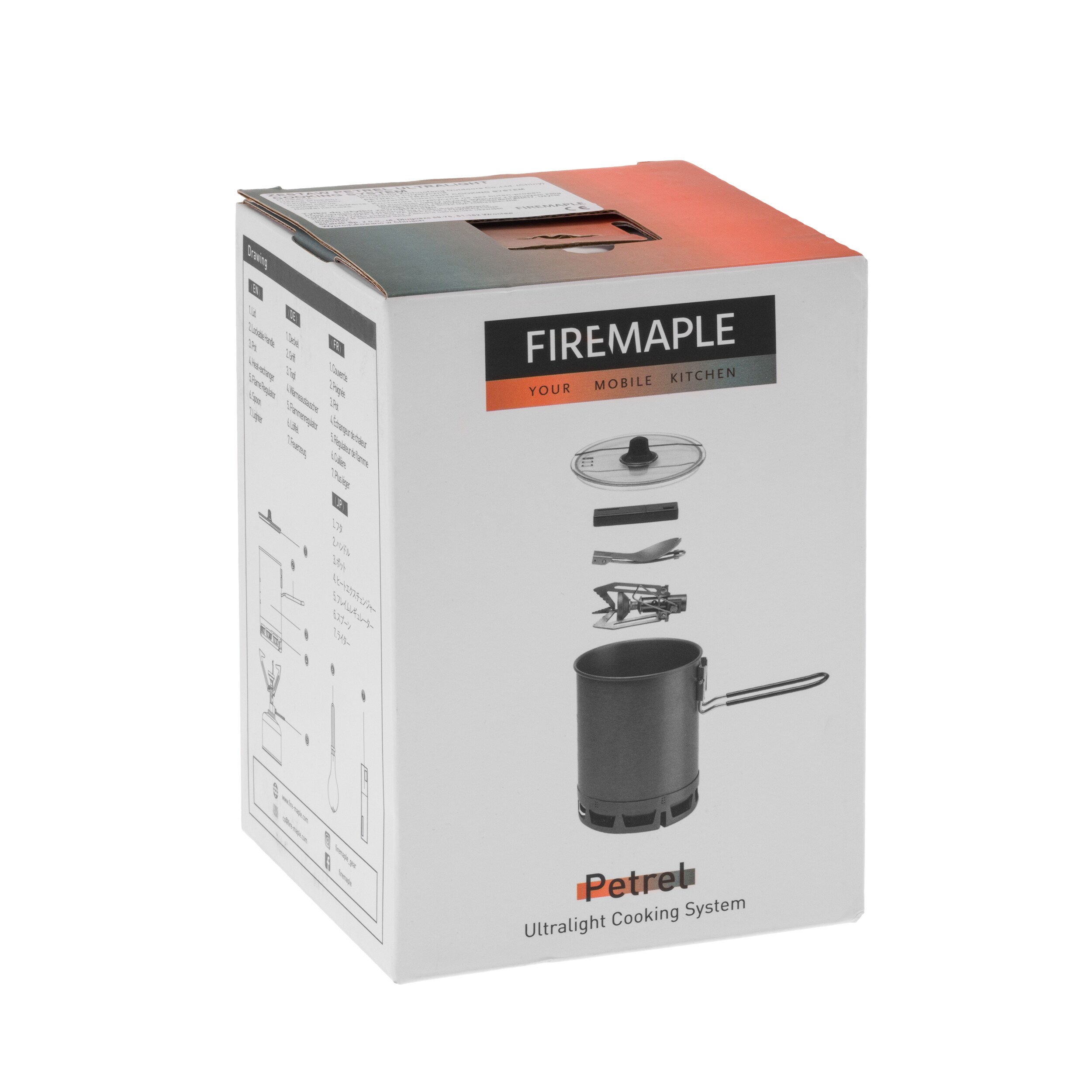 Arzător de drumeție Fire Maple Petrel Ultralight Cooking System - set