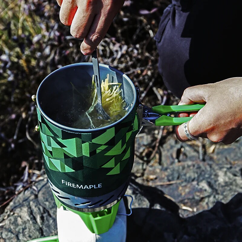 Aragaz turistic Fire Maple FMS-X2 cu oală - Green