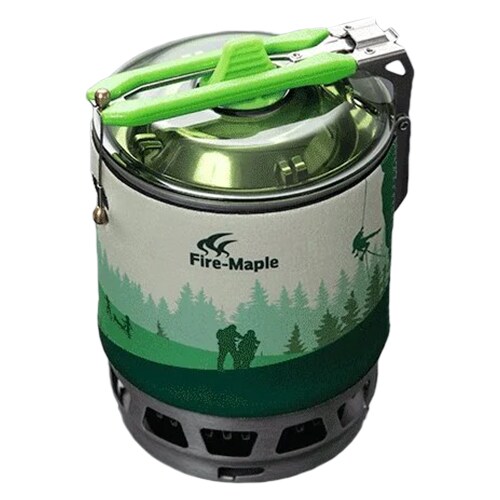 Aragaz turistic Fire Maple FMS-X3 cu oală - Green