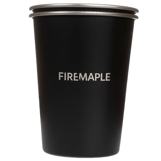 Cană Fire Maple Antarcti Stainless Steel 350 ml 2 buc. - Black