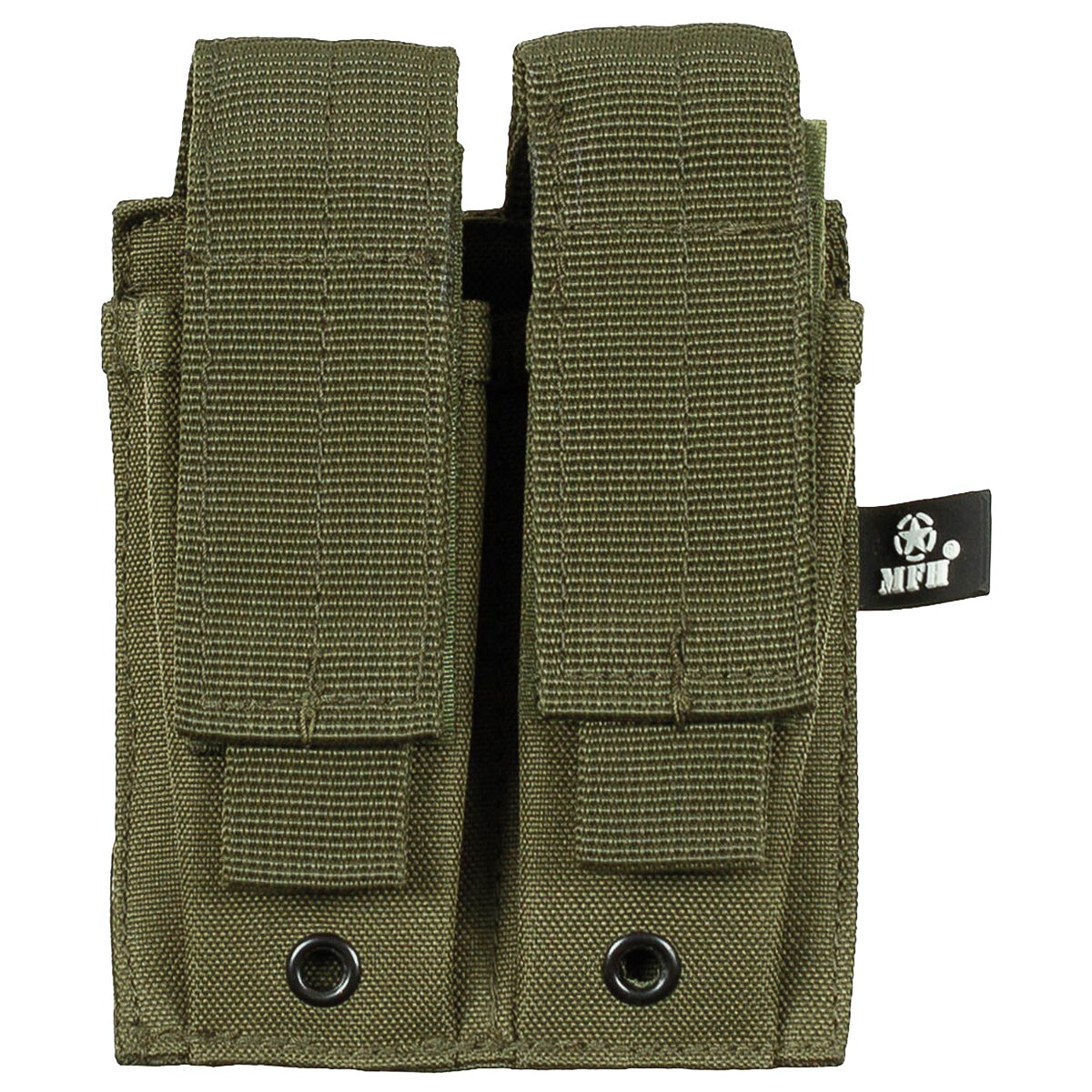 Husă pentru înncărcătoare MFH Ammo Pouch Double Small MOLLE - Olive