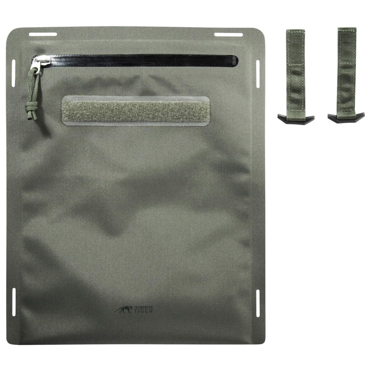 Husă rezistentă la apă Tasmanian Tiger Pouch A4 WR - Stone Grey Olive