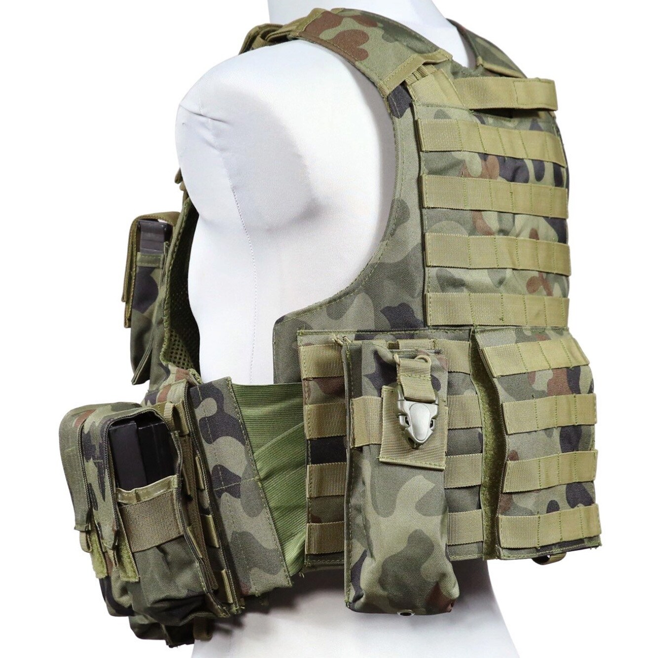 Vestă tactică GFC Tactical tip CIRAS Maritime - wz.93 Pantera PL Woodland