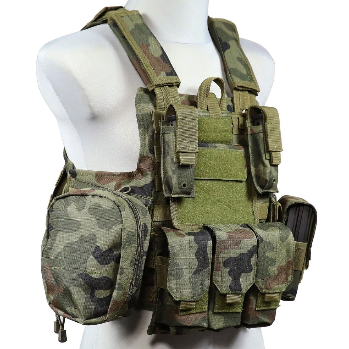Vestă tactică GFC Tactical tip CIRAS Maritime - wz.93 Pantera PL Woodland