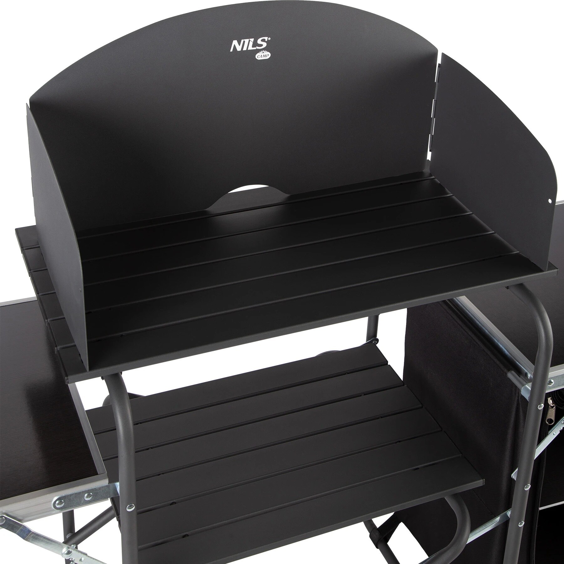 Dulap de drumeție pliabil Nils Camp NC3041 cu protecție - Negru