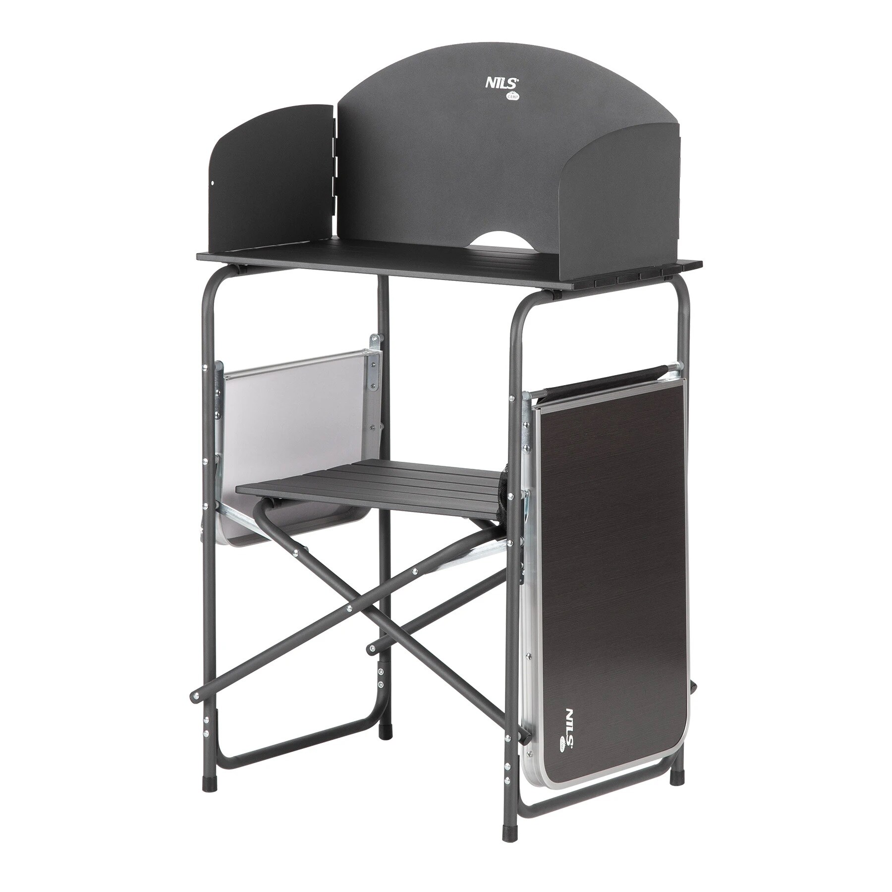 Dulap de drumeție pliabil Nils Camp NC3041 cu protecție - Negru