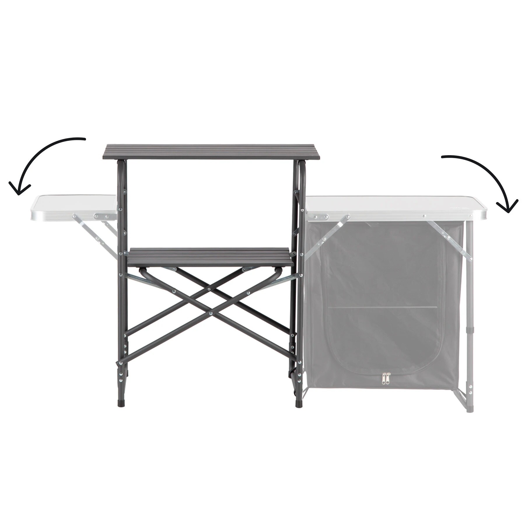 Dulap de drumeție pliabil Nils Camp NC3040 - Negru