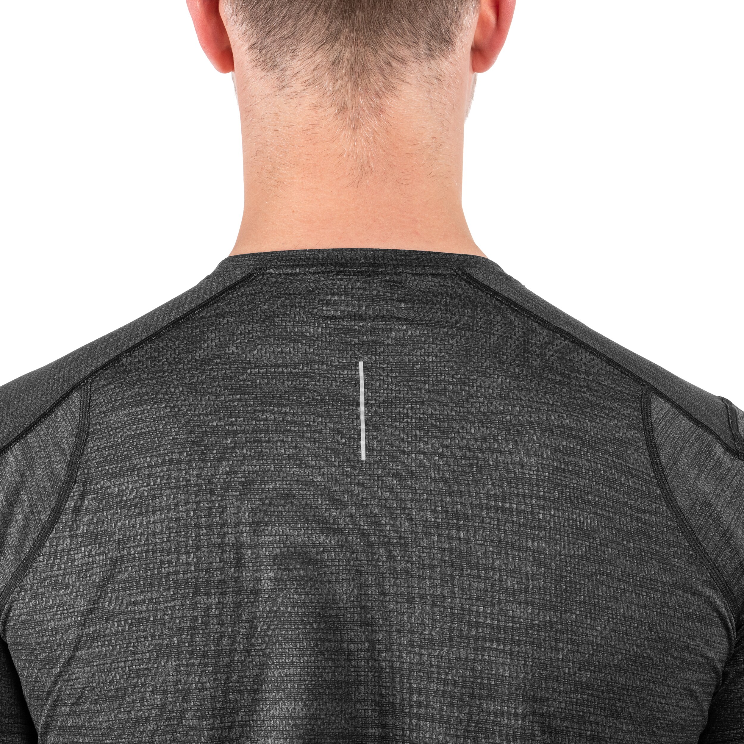 Tricou termoactiv Columbia Alpine Chill Zero Short Sleeve Crew - Black Heather