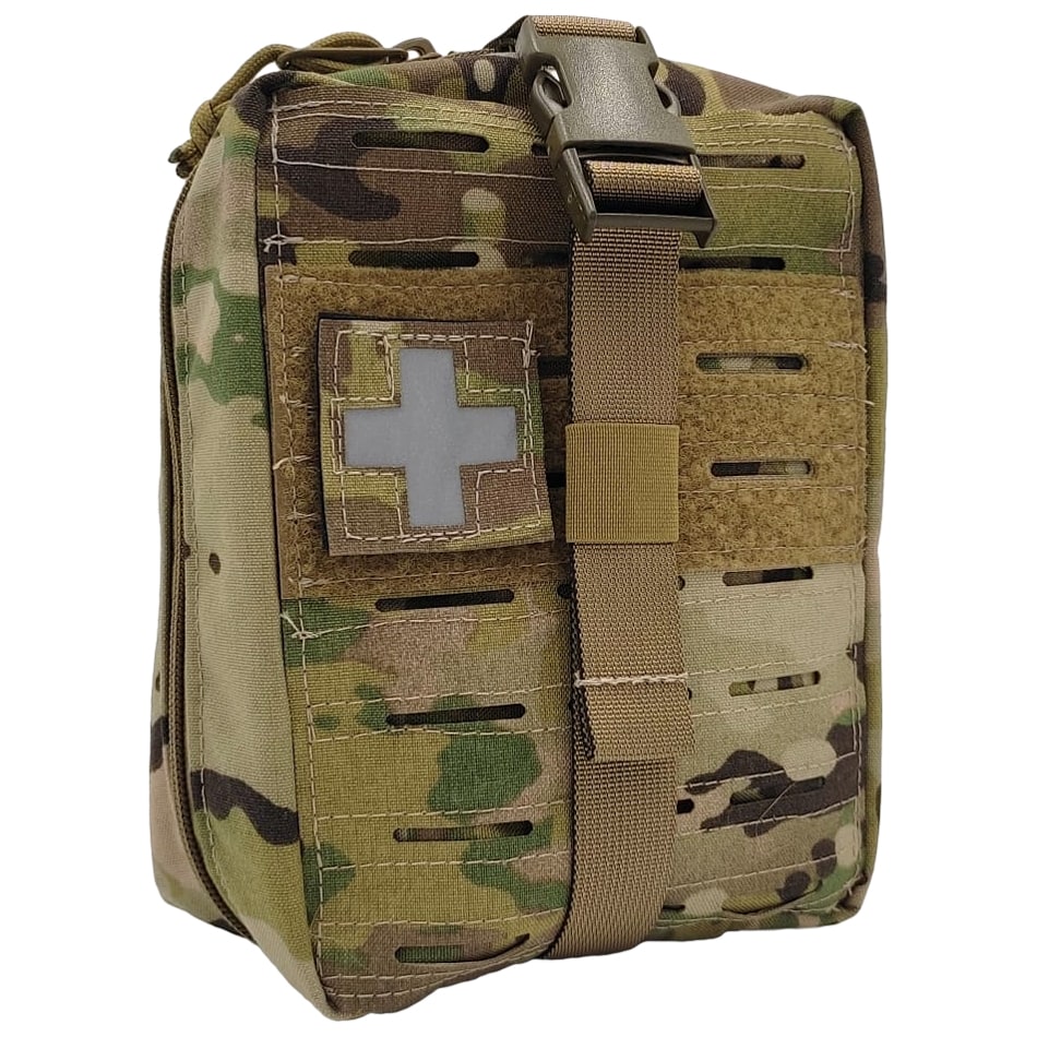 Trusă de prim ajutor cu velcro Combat Lab Molle - MultiCam