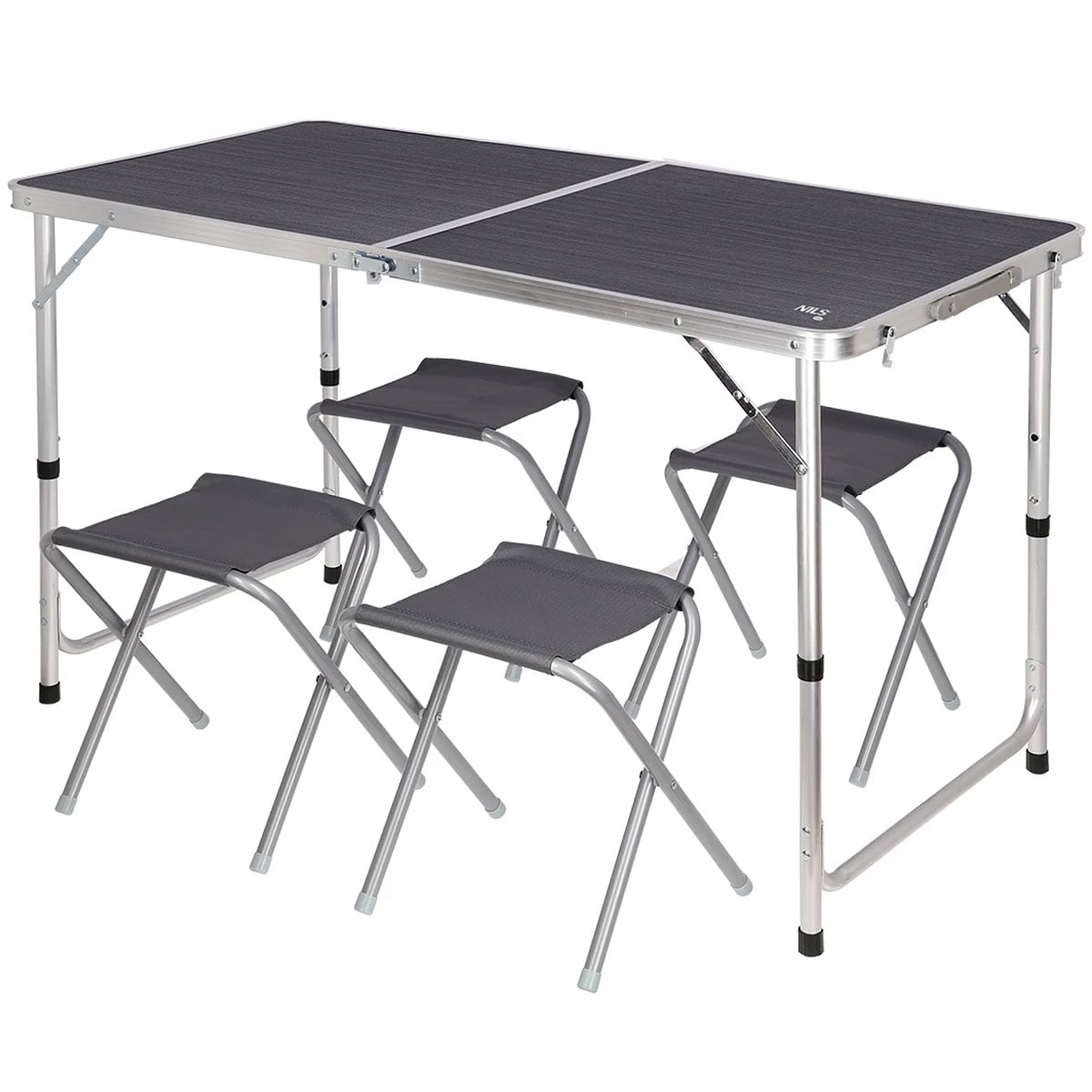 Masă de camping cu 4 scaune Nils Camp NC1633