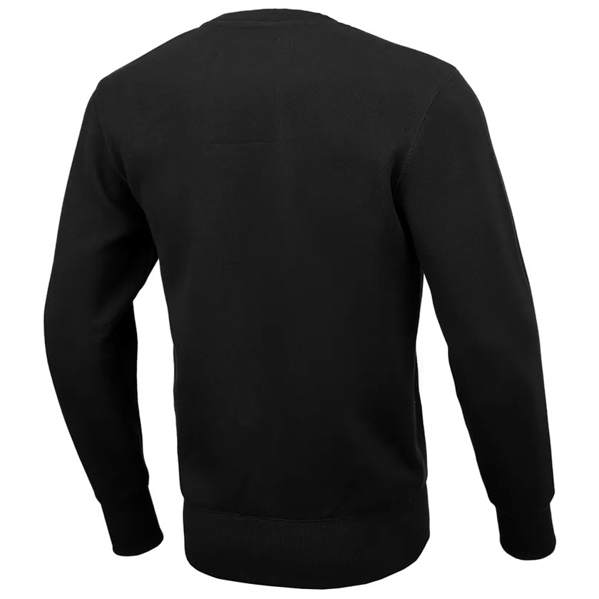 Bluză Pitbull West Coast Crewneck Pique Small Logo - Black