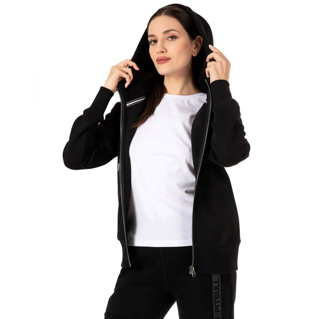 Bluză de damă Pitbull West Coast Zip Hilltop - Black
