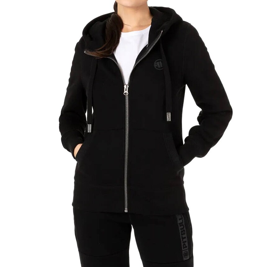 Bluză de damă Pitbull West Coast Zip Hilltop - Black