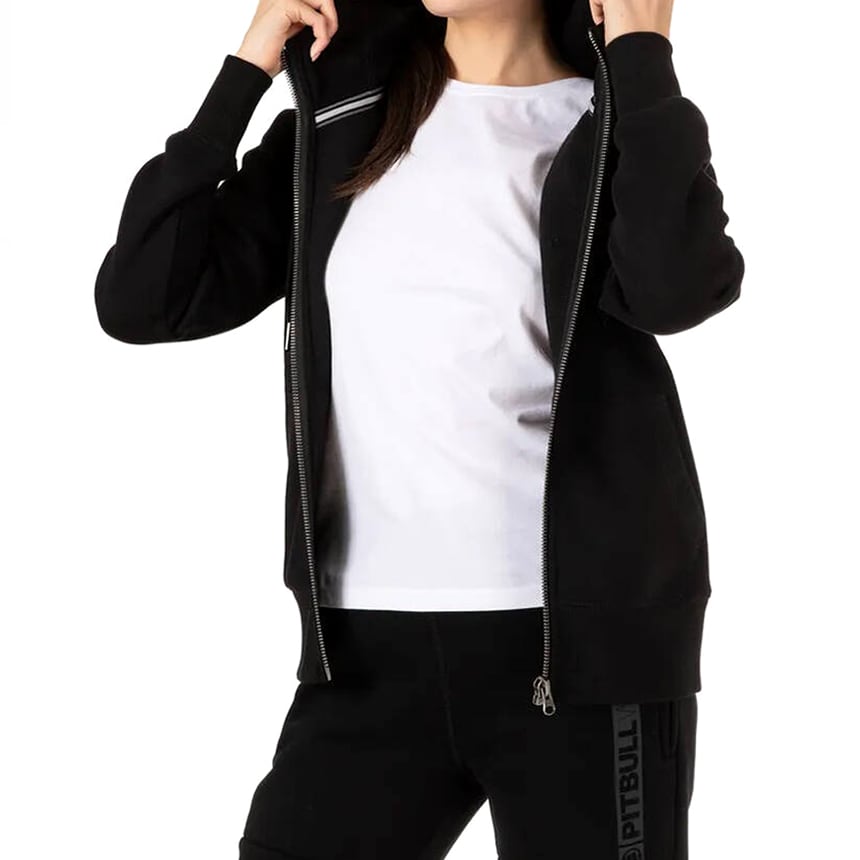 Bluză de damă Pitbull West Coast Zip Hilltop - Black
