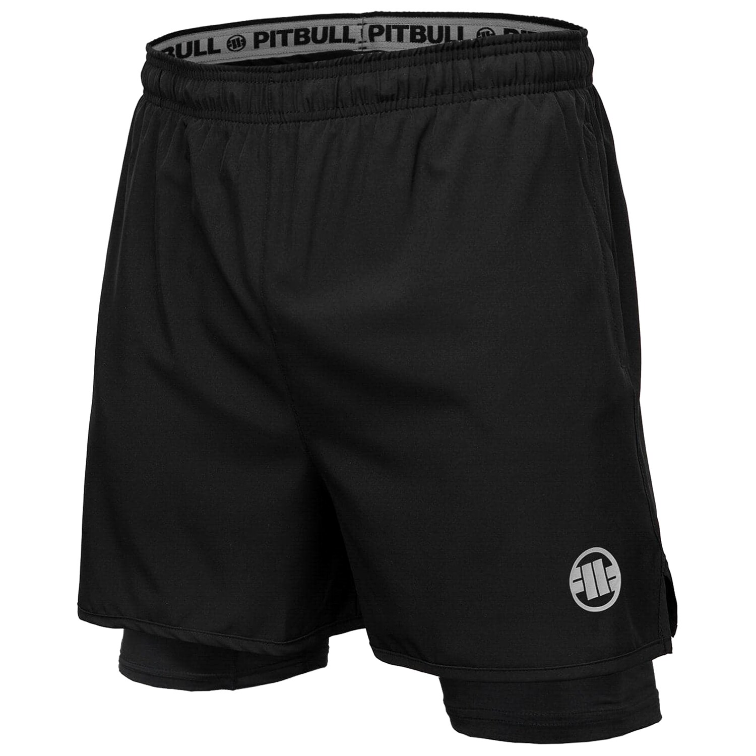 Pantaloni scurți Pitbull West Coast Mesh New Logo - Black