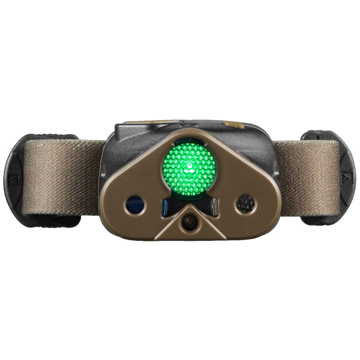 Lanternă frontală Mactronic Nomad 03 cu mâner NVG Green - 340 lm
