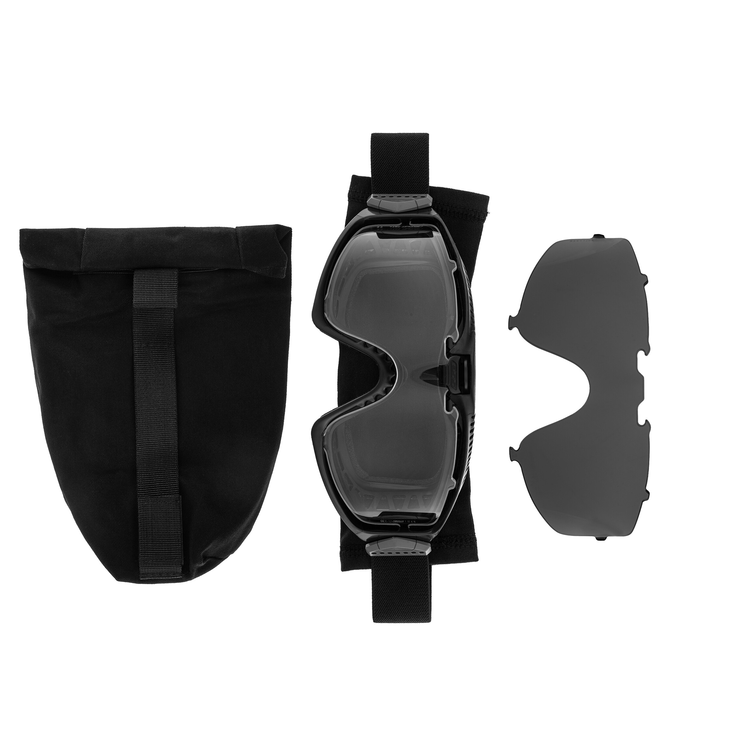Ochelari tactici tip goggle ESS Influx AVS - Black