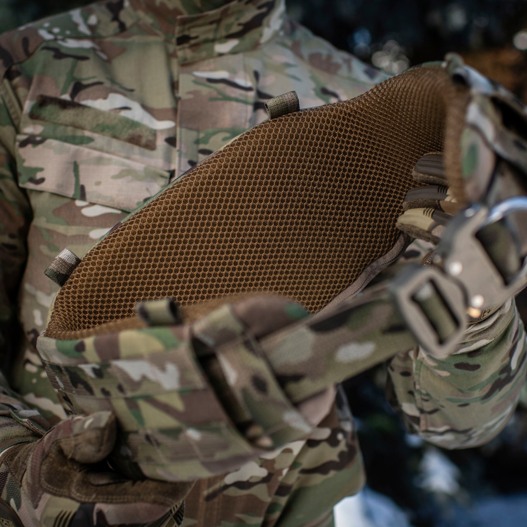 Centură tactică M-Tac War Belt Armor Tegris D-Ring Cobra - Multicam