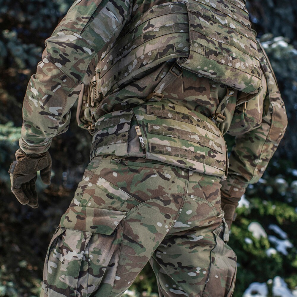 Centură tactică M-Tac War Belt Armor Tegris D-Ring Cobra - Multicam