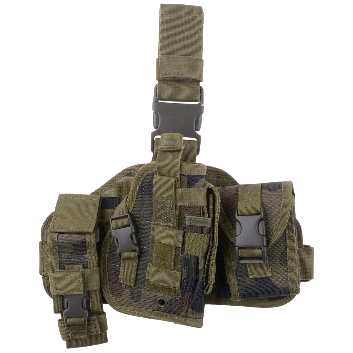 Panou de coapsă GFC Tactical cu buzunare - wz.93 Pantera PL Woodland