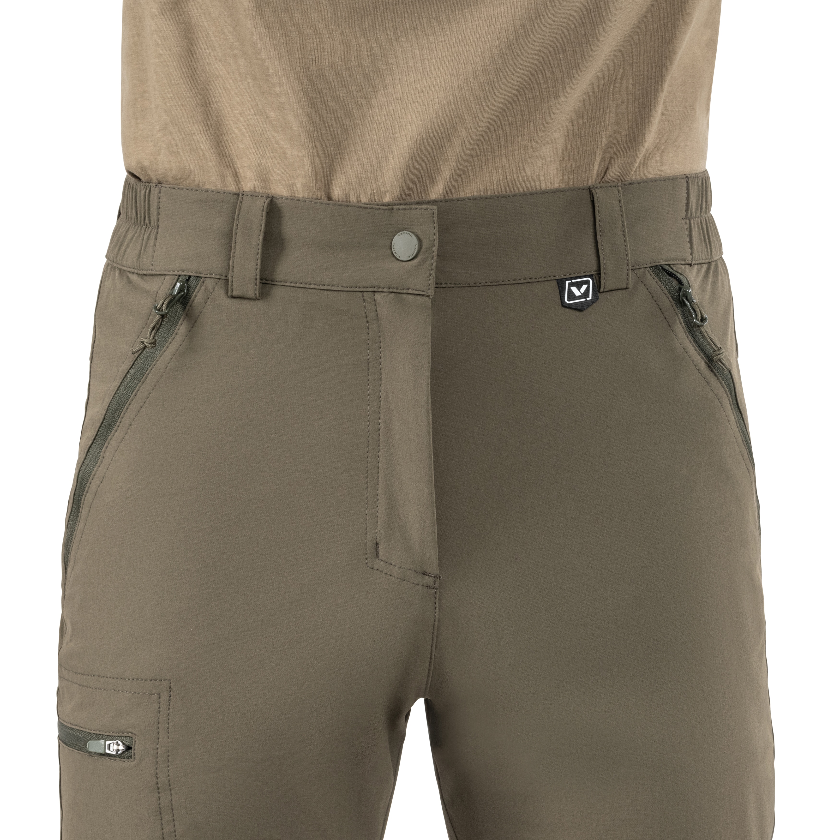 Pantaloni de trekking 2în1 Viking Rocklyn - Khaki