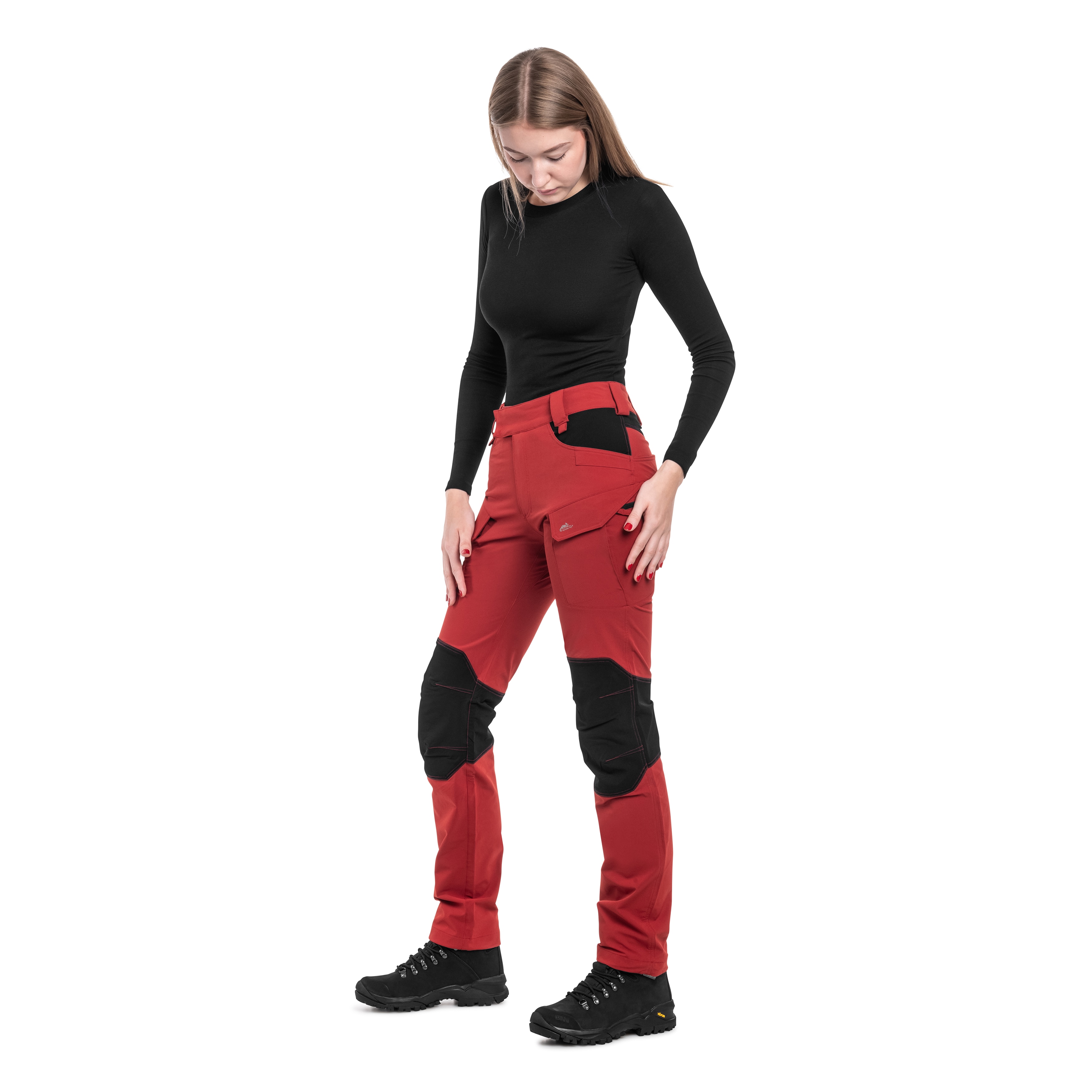 Pantaloni de damă Helikon OTP VersaStretch - Crimson Sky/Black